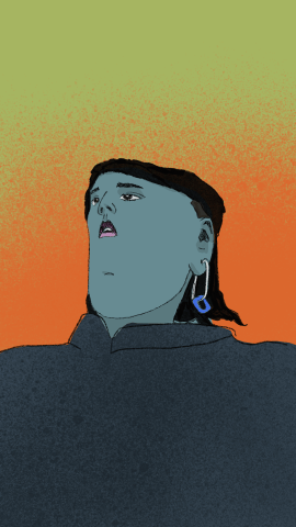 autorretrato,loop,animacion,2d